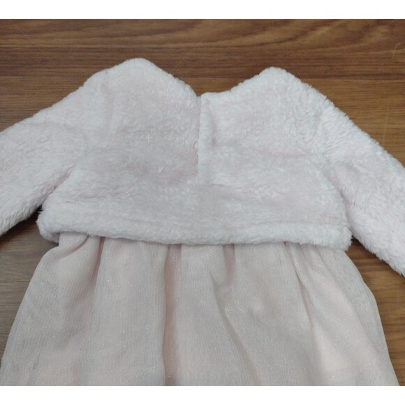 Cat & Jack Baby Girl Fleece Sweater Dress Infant Girl Size 3-6 months Pink - Picture 6 of 12